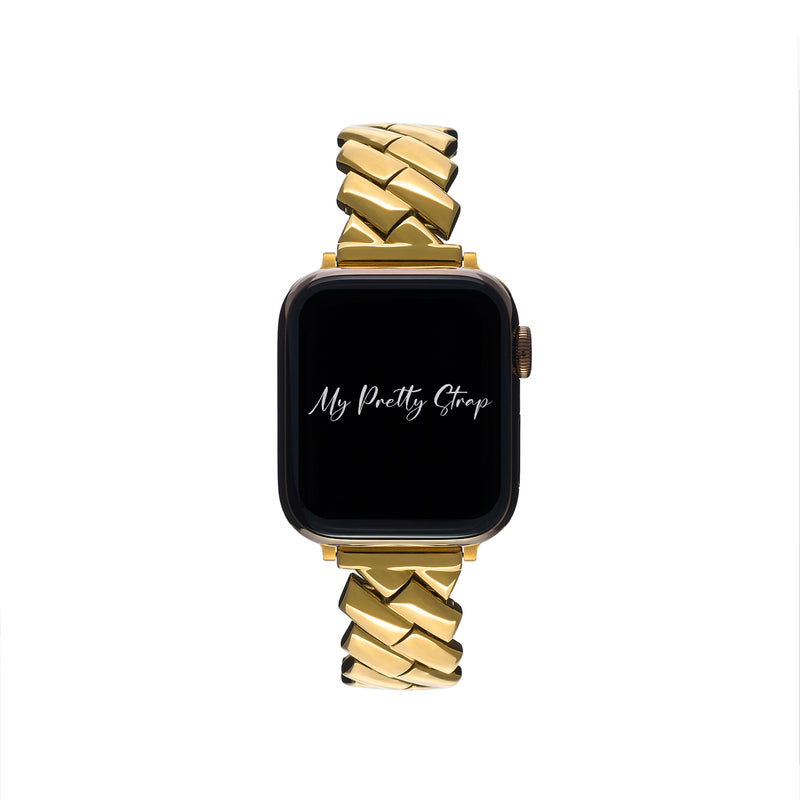 Marbella Apple Watch Strap – Gold