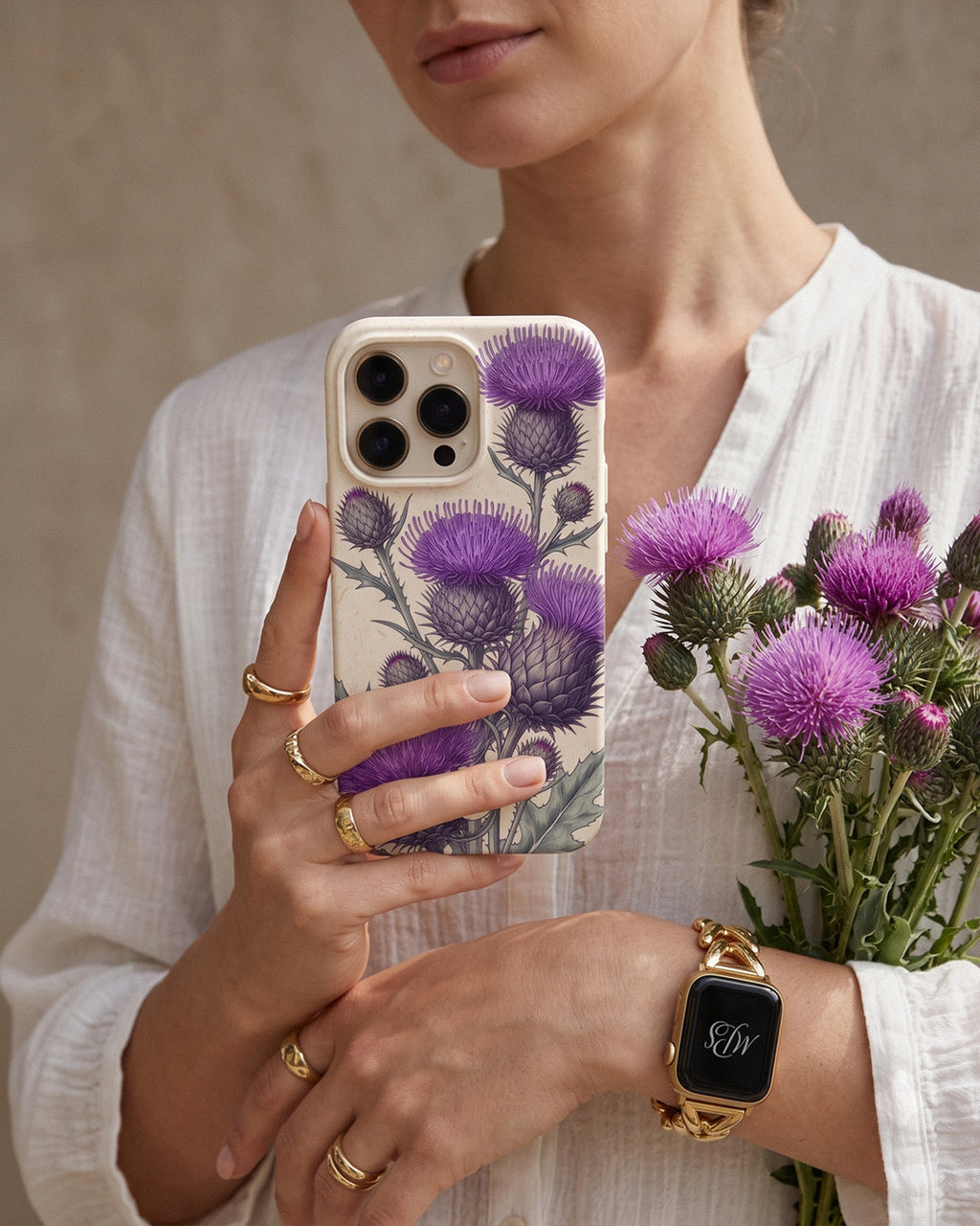 Milk Thistle Phone Case