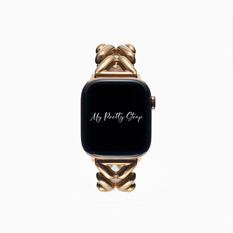 Ariel Stainless Steel Strap – Rose Gold