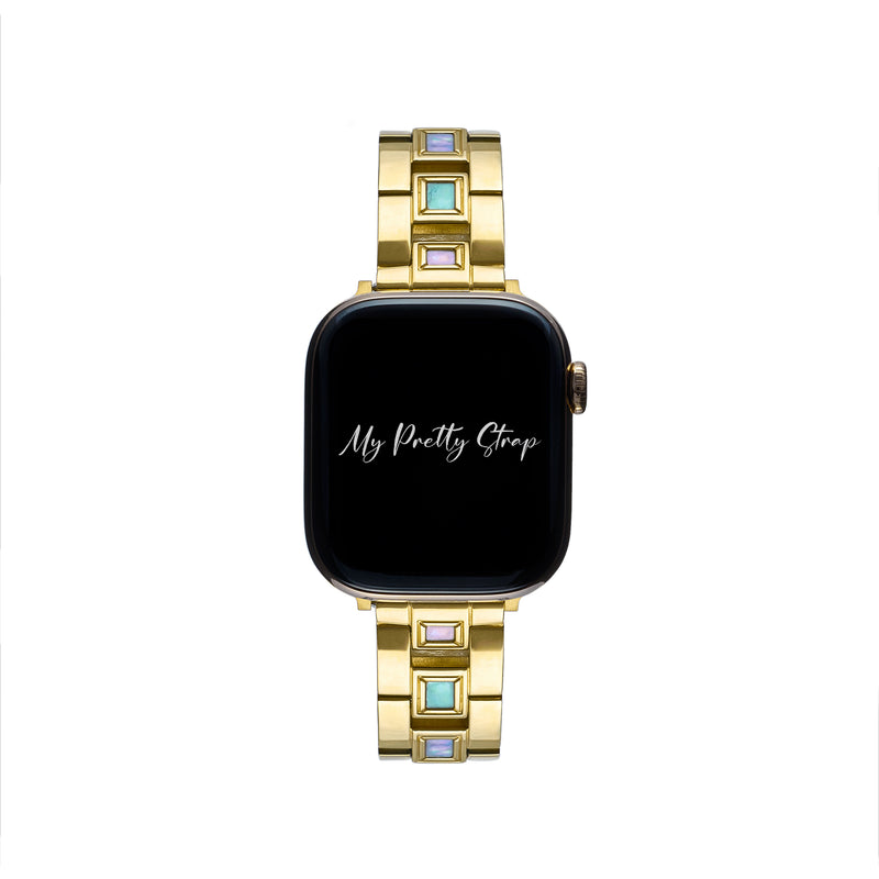 Glam Diva Apple Watch Strap – Gold