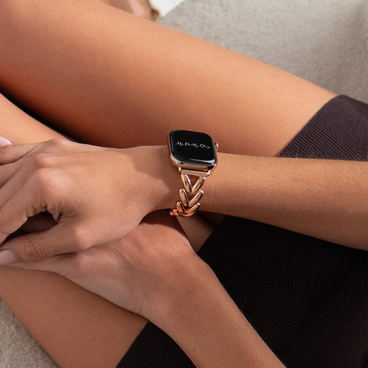 My Pretty Strap - Apple Watch Mermaid Stainless Steel Strap Rose Gold My Pretty Strap- Compatible Apple Watch Band - Stainless  main image 4
