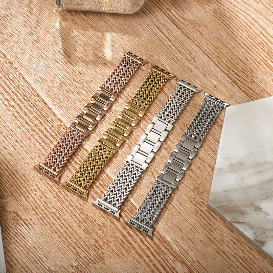 My Pretty Strap - Apple Watch Mermaid Stainless Steel Strap Rose Gold My Pretty Strap- Compatible Apple Watch Band - Stainless  main image 4