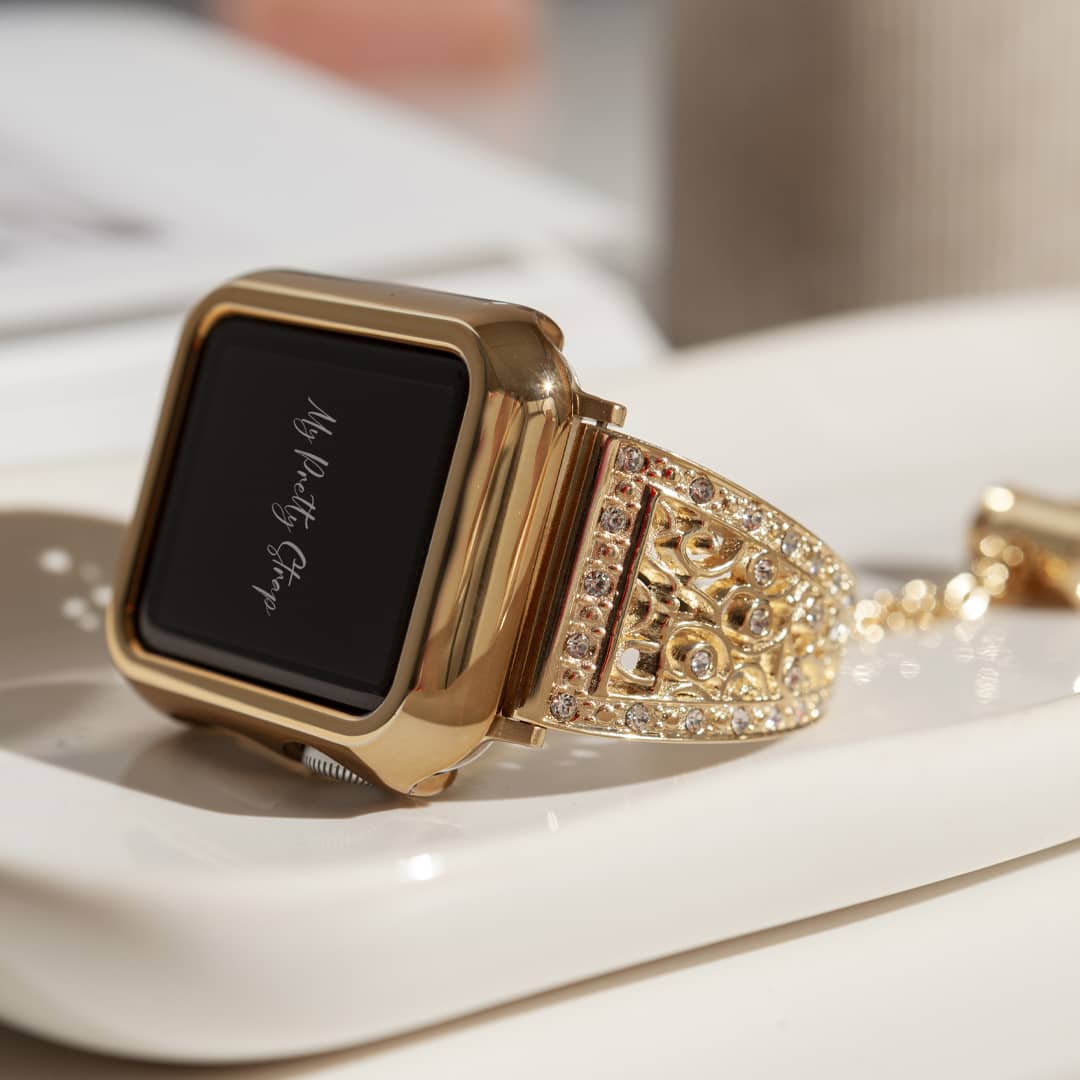 Blossom Stainless Steel Apple Watch Strap