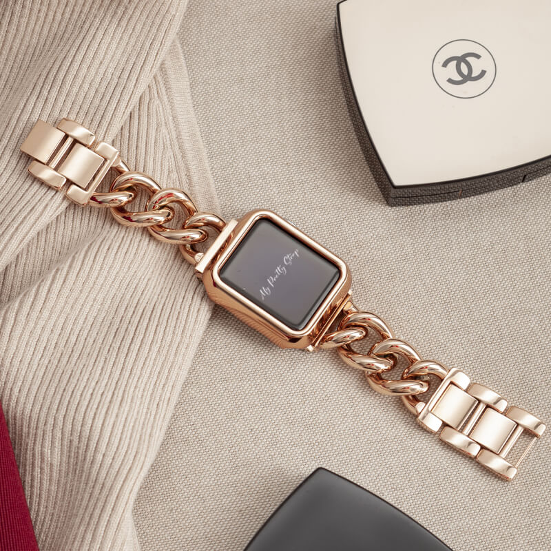 Chunky chain apple watch band 2025
